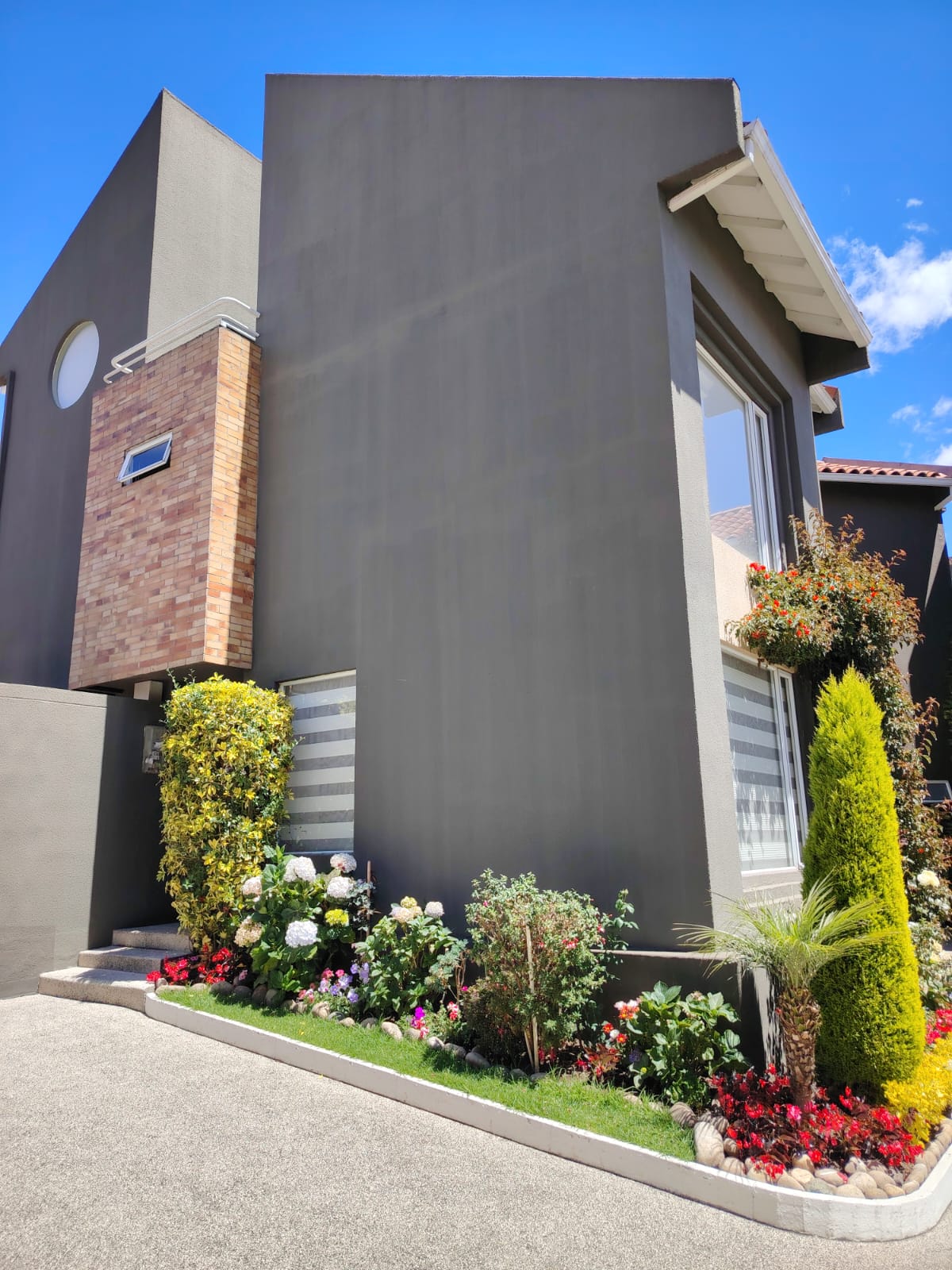 Fachada de la casa